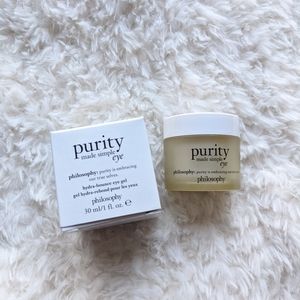 PHILOSOPHY Purity Made Simple Hydra-bounce Eye Gel Full Size 1 oz